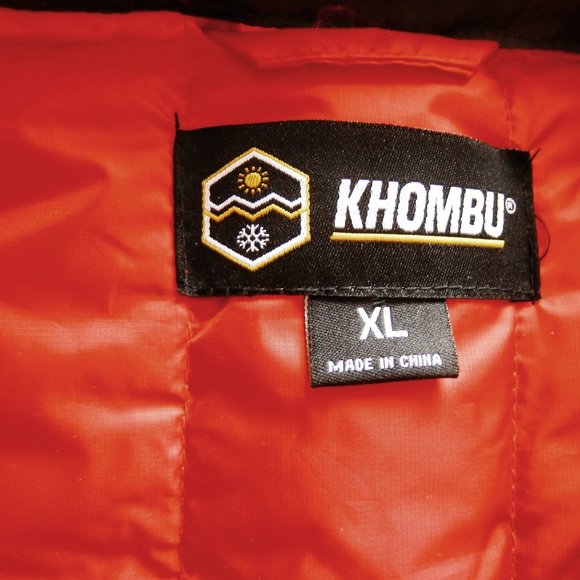 Khombu Jackets & Coats Khombu Kguard Mens Red 9 Down Puffer Jacket